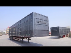 사이드 덤프 트럭 반 트레일러