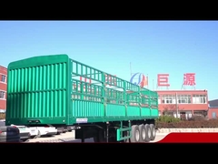 높은 부하 용량 건조 대량 화물 펜스 4 축과 리프트 축을 가진 반 트레일러