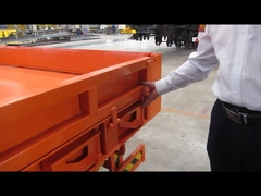 연장 날개가 있는 낮은 침대 트럭 트레일러