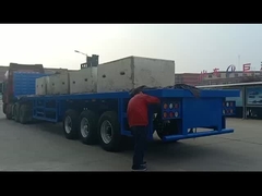 컨테이너 운반용 평면형 반트레일러